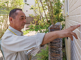 外壁や屋根の状態をチェック！